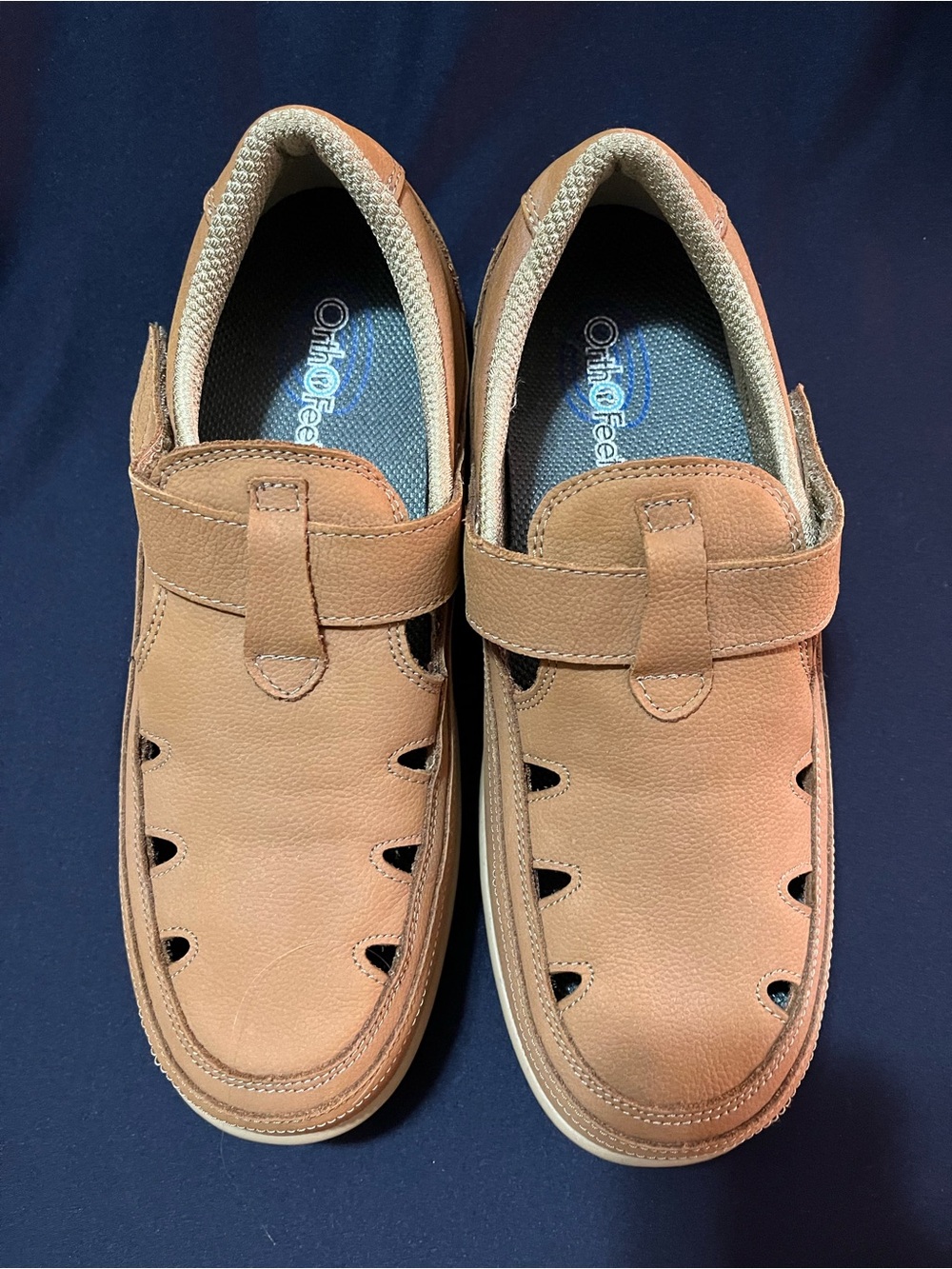 Women’s Orthofeet Serene - Brown- Size 10 x-wide. Orthopedic- insoles included